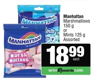 Manhattan Marshmallows or Mints