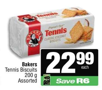 Bakers Tennis Biscuits