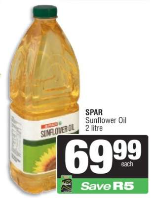 SPAR Sunflower Oil