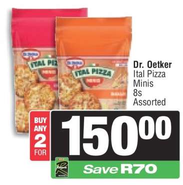 Dr. Oetker Ital Pizza Minis 8s Assorted