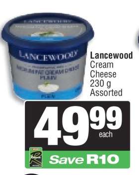 Lancewood Cream Cheese