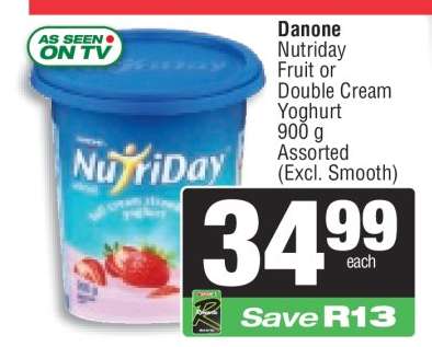 Danone Nutriday Yoghurt