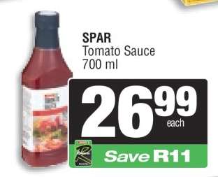 SPAR Tomato Sauce