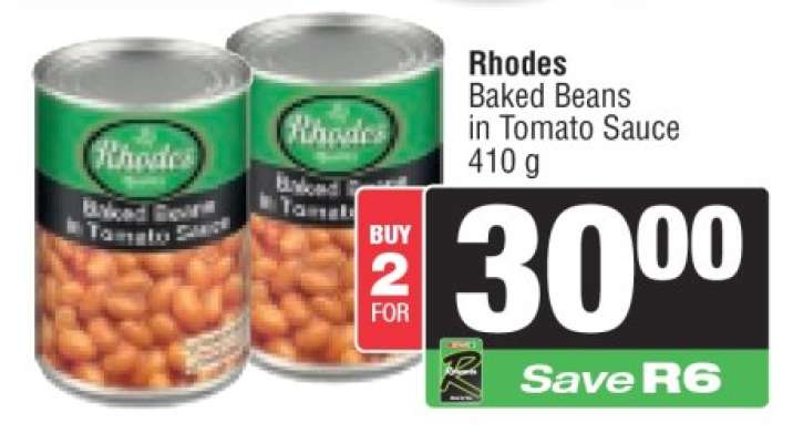 Rhodes Baked Beans in Tomato Sauce