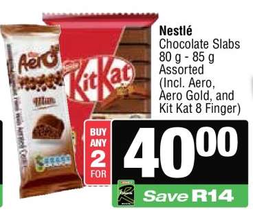 Nestle Chocolate Slabs