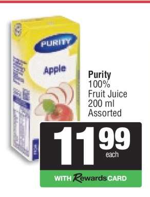 Purity 100% Fruit Juice
