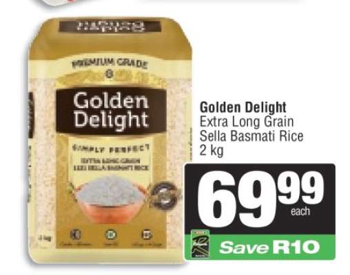 Golden Delight Extra Long Grain Sella Basmati Rice