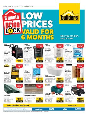 Builders - Price Lock Catalogue