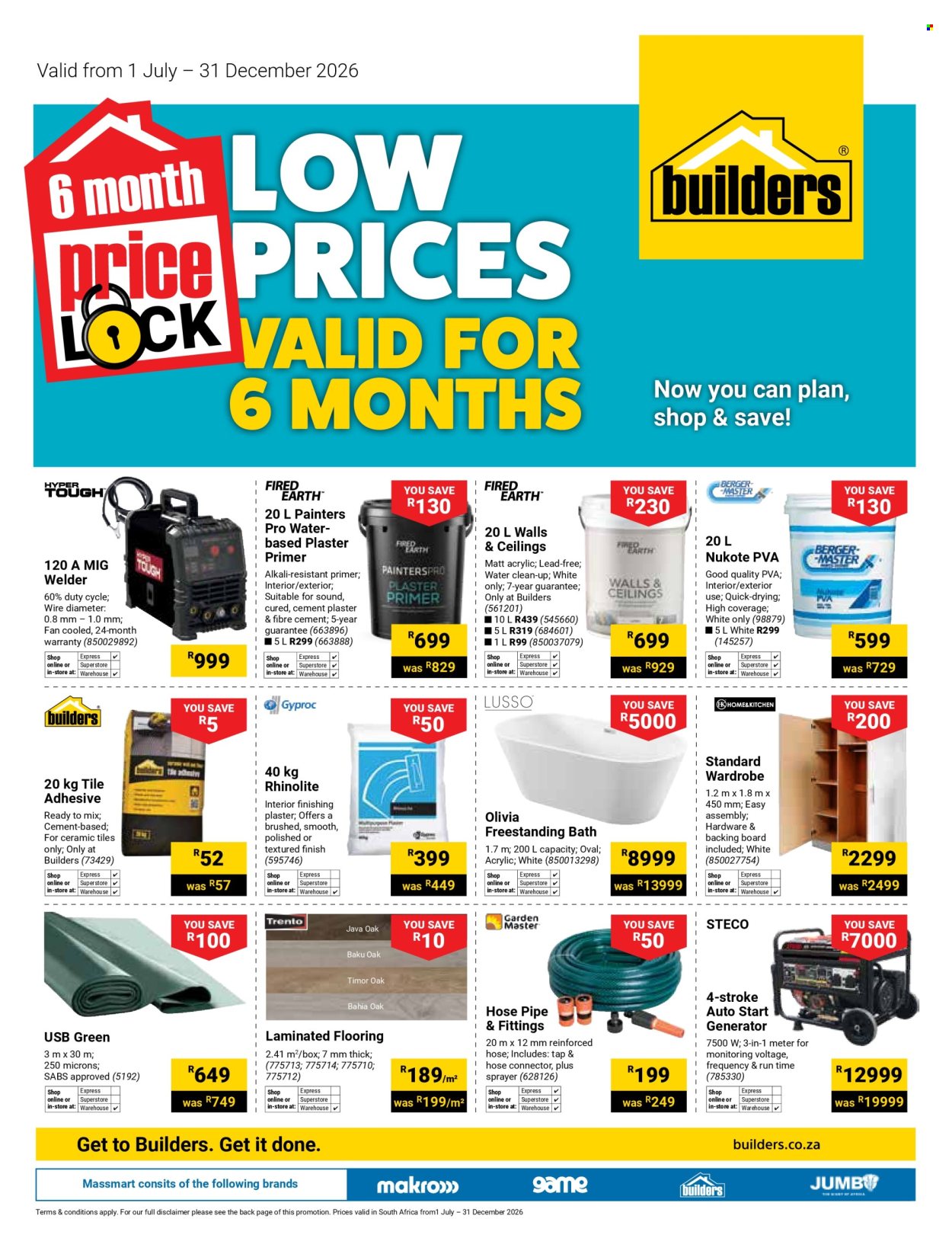 Builders specials - 07.01.2026 - 12.31.2026. Page 1