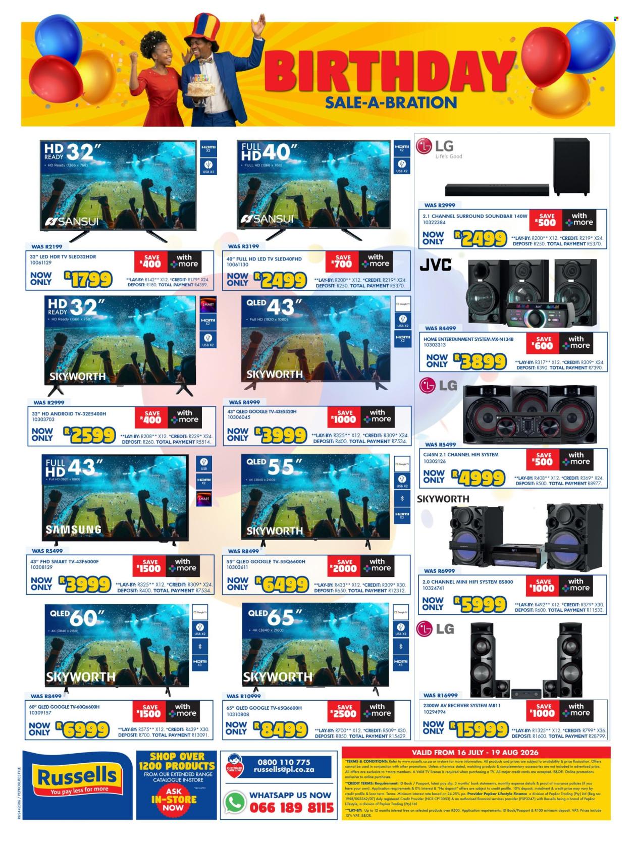 Russells specials - 07.16.2026 - 08.19.2026. Page 16