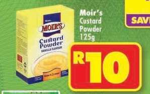 MOIR'S CUSTARD POWDER 125g