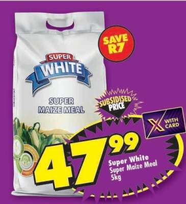SUPER WHITE SUPER MAIZE MEAL 5kg
