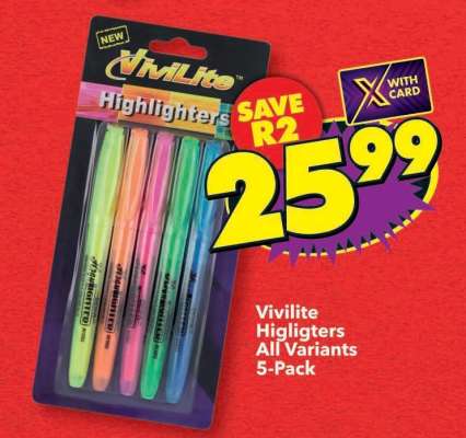 Vivilite Highlighters All Variants 5-Pack
