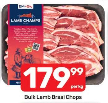 Bulk Lamb Braai Chops