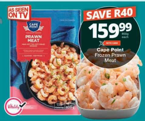 Cape Point Frozen Prawn Meat