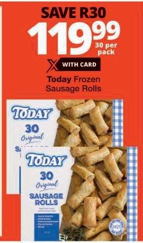 Today Frozen Sausage Rolls