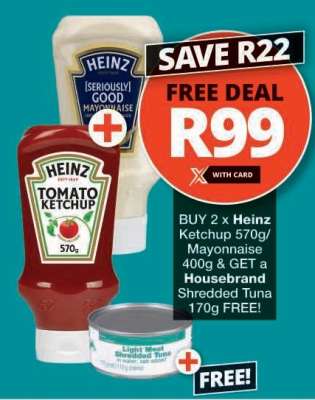 Heinz Ketchup & Mayonnaise Deal