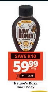 Nature's Buzz Raw Honey