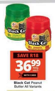 Black Cat Peanut Butter All Variants