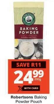 ROBERTSONS Baking Powder Pouch