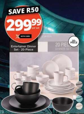 Entertainer Dinner Set - 20-Piece