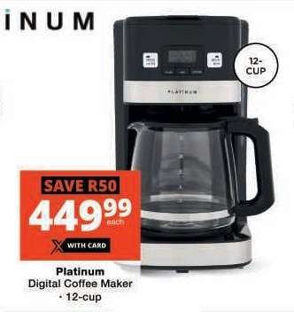Platinum Digital Coffee Maker