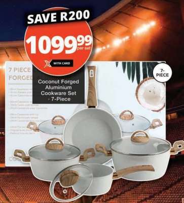 Coconut Forged Aluminium Cookware Set