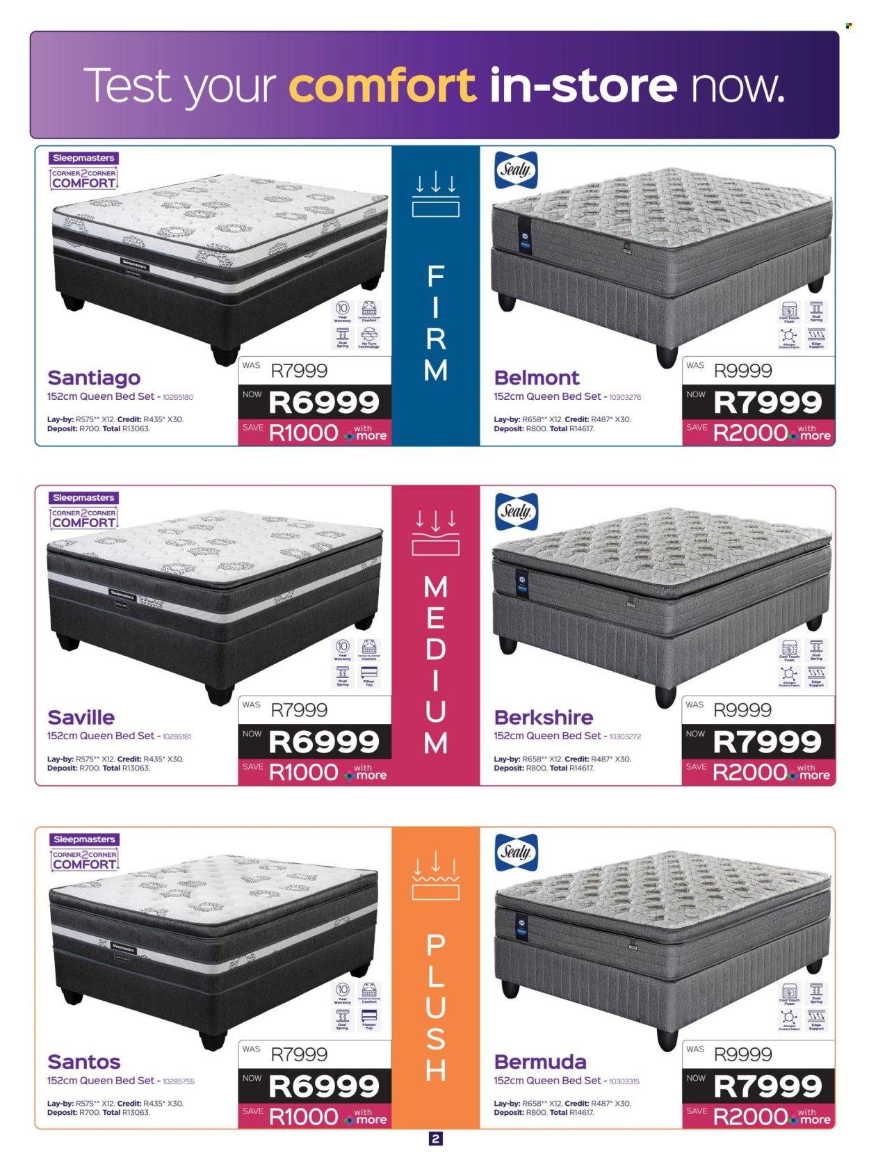 Sleepmasters specials - 07.16.2026 - 08.19.2026. Page 2