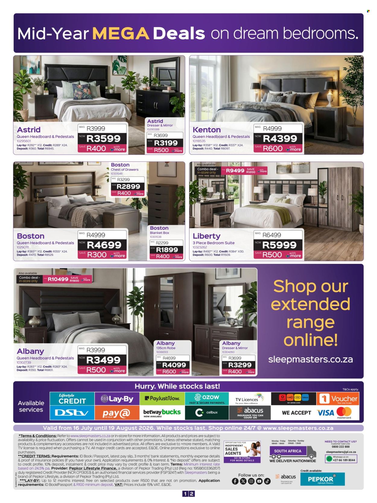 Sleepmasters specials - 07.16.2026 - 08.19.2026. Page 12