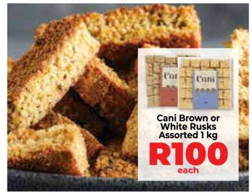 Cani Brown or White Rusks