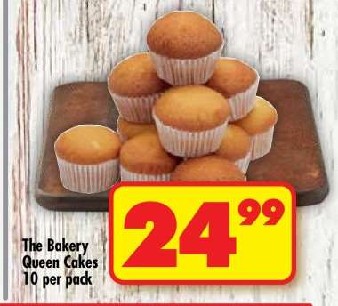 The Bakery Queen Cakes 10 per pack