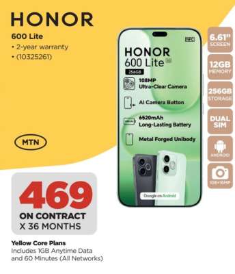 HONOR 600 Lite