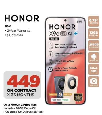 HONOR X9d