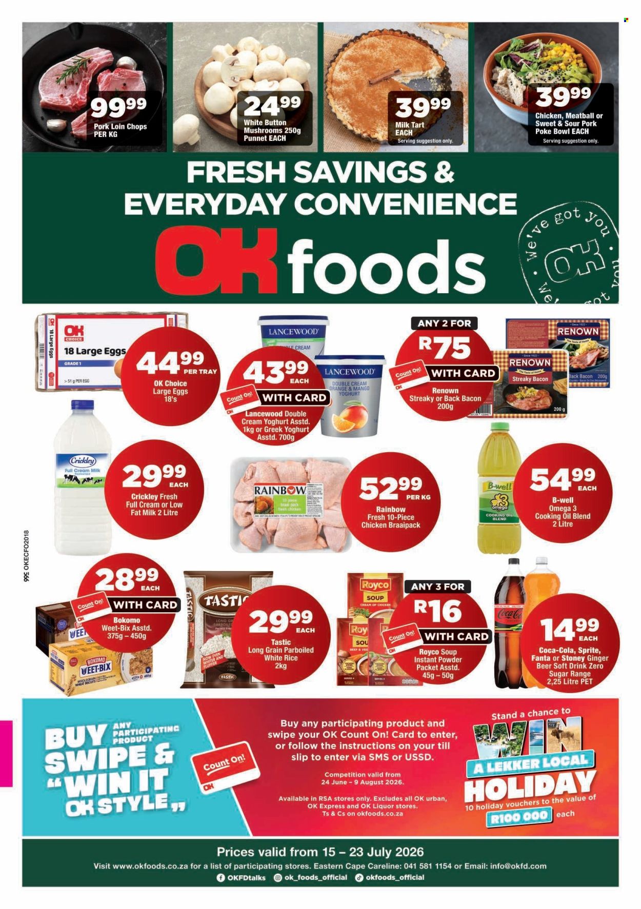 OK Foods specials - 07.15.2026 - 07.23.2026. Page 1