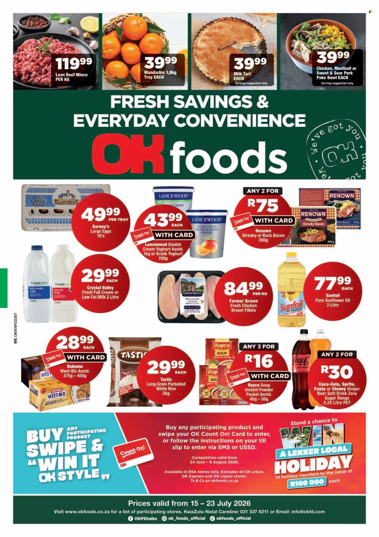 OK Foods specials - 07.15.2026 - 07.23.2026. Page 1
