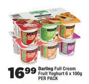 Darling Full Cream Fruit Yoghurt