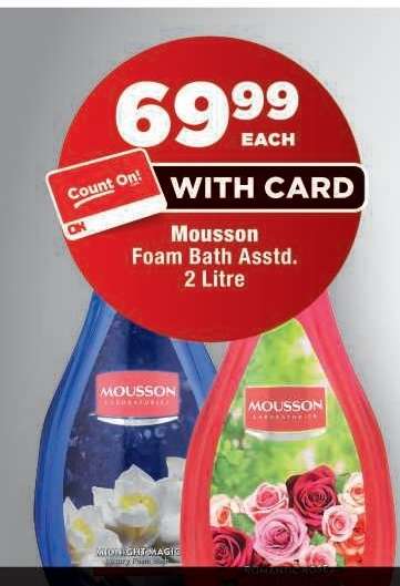 Mousson Foam Bath Assorted
