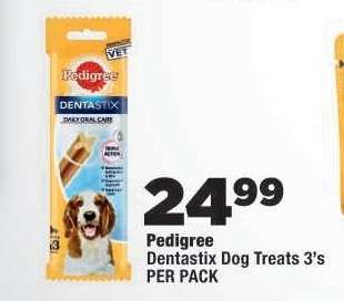 Pedigree Dentastix Dog Treats 3's