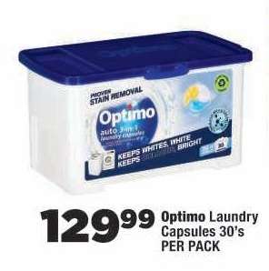 Optimo Laundry Capsules 30's