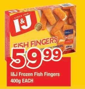 I&J Frozen Fish Fingers