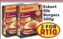 Eskort Rib Burgers 500g
