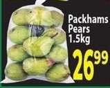 Packhams Pears
