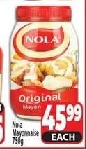 NOLA MAYONNAISE 750g