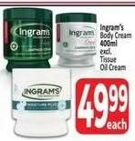 Ingram's Body Cream 400ml