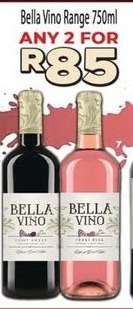 BELLA VINO range 750ml
