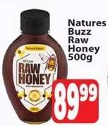 Natures Buzz Raw Honey 500g