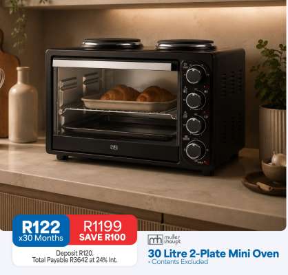 30 Litre 2-Plate Mini Oven