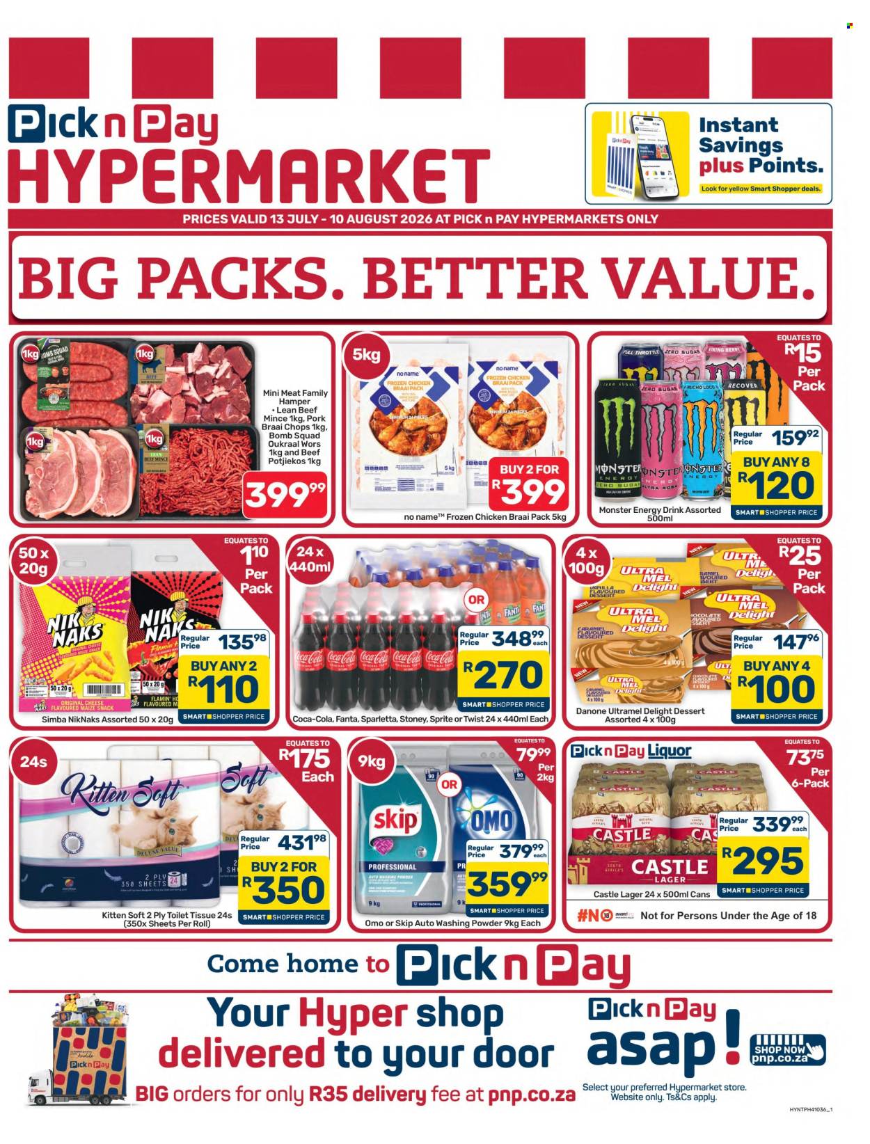Pick n Pay Hypermarket specials - 07.13.2026 - 08.10.2026. Page 1