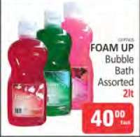 FOAM UP Bubble Bath Assorted