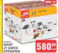 HART J7 10PCE STEWPAN